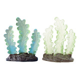 (h) Decoración Luminosa De Coral De Resina Lifelikeaquaticpl