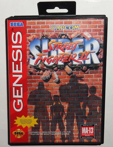 Super Street Fighter 2 Sega Genesis Original Americano -mg