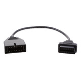 Adaptador Conector De Cable 12 Pin Obd1 A 16 Pin De Coche