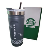 Vaso Starbucks Cafe Te Agua Acero Inoxidable + Popote Termo