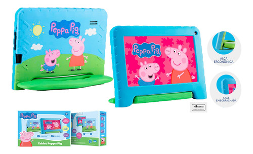 Tablet Infantil Tela 7  32gb Case Emborrachado Da Peppa Pig