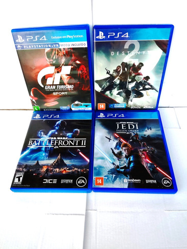 Lote De Jogos De Ps4 Em Excelente Estado 