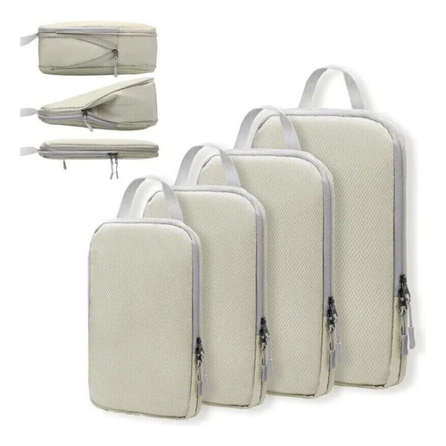 Set De 4 Bolsas De Compresión Para Ropa, Impermeables