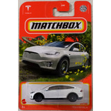Tesla Model X Blanco Matchbox Mattel 
