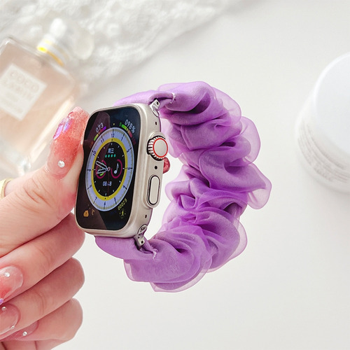 Correa Elástica De Tela Para Apple Watch  Banda De Encaje P