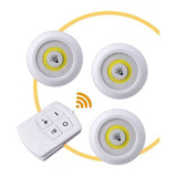 Lampara Luz Led Set X3 Adhesivas Inalámbricas + Control 