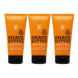 Van Der Hagen Shave Butter- Best Shave - Paquete De 3 (6 Oz.