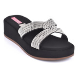 Price Shoes Sandalia Plataforma Para Mujer 4724218negro