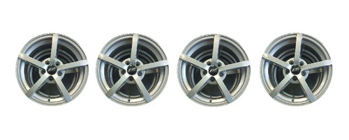 Kit 4 Llantas Aleacion Deportiva Fujibond K-354 R15 5x100