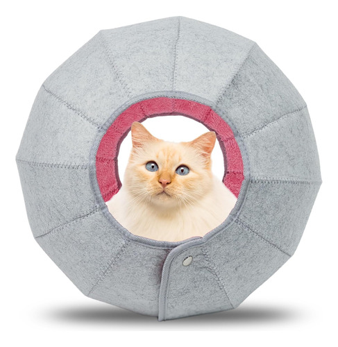 Cama Para Gatos De Interior, Cabaña Plegable Para Gatos,