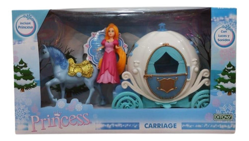 Carroza Princess Ditoys Carriage Con Luz Y Sonido 