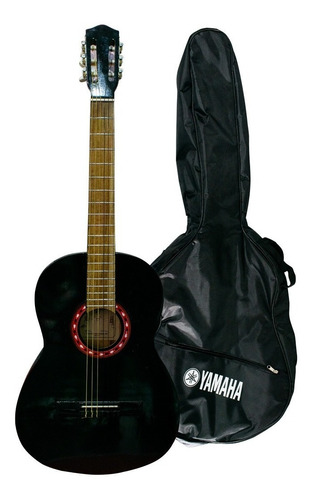 Guitarra Clásica Vego G02 Negra + Funda