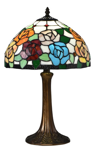 Stt16082 - Lámpara De Mesa Tradicional Estilo Tiffany De 19.