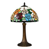 Stt16082 - Lámpara De Mesa Tradicional Estilo Tiffany De 19.