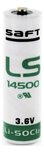 Bateria Lithium 3,6v Ls14500 Aa Saft - Li-soci2 - Francesa