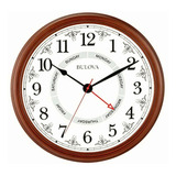 Bulova Daily Reloj De Pared, 18 , Café Cereza