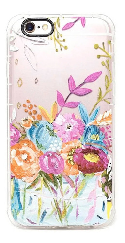 Funda Para iPhone Flores Mujer Antigolpes 6 7 8 X Xr 11 12