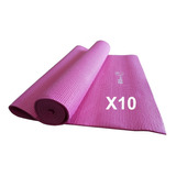 10 Colchoneta Mat Yoga 6 Pilates Enrollable Bsfit Importado 
