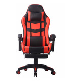 Silla Gamer Dc-58t Color Rojo - Ergonomica - Con Reposapies