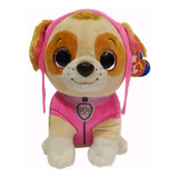 Cachorrita Rosa Grande Peluche De 23 Cm De Altura