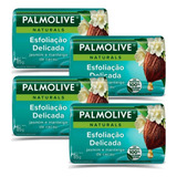 4 Sabonetes Palmolive Naturals Esfoliação Delicada 85g