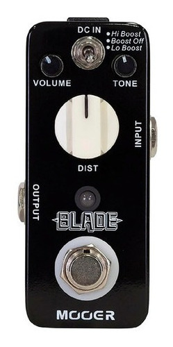 Pedal Distorção Blade Metal Distortion Mooer True Bypass