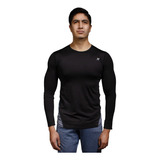 Playera Manga Larga Hombre Deportiva Fitness Entrenamiento 