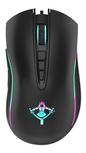 Mouse Yeyian Gram 2000 Rgb Alambrico Usb 6400dpi Negro