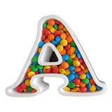 5 Letras Huecas De 15cm En Telgopor De Alta Para Candy Bar