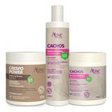 Kit Ativador Modelador, Gelatina E Creme De Pentear Apice