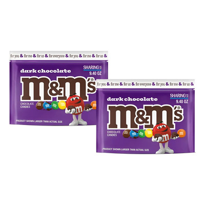 2pack Chocolate M&m's Sharing Size Sabor Dark Chocolate 266g | Envío gratis