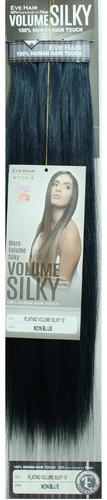 Volume Silky Extension De Cabello 100% Fibra Natural 18 PLG Color Mdn Blue