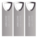 Pack X3 Memorias Usb 64gb /3.0 / Metalica /windows Mac Linux