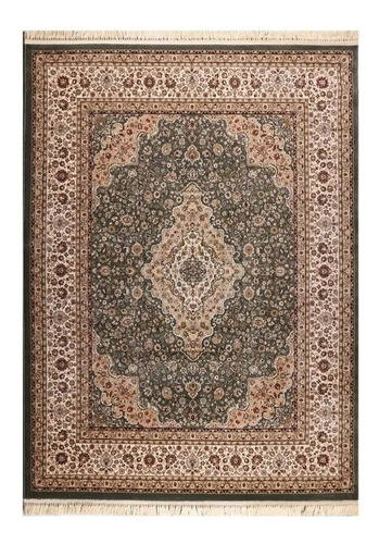 Tapete Alanya Verde 200x250 Persa Kerman Tabriz Industrial