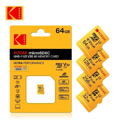 Kodak Micro Sd Uhs-i U3 A1 64gb