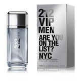 212 Vip Hombre Edt 200ml Silk Perfumes Original Ofertas