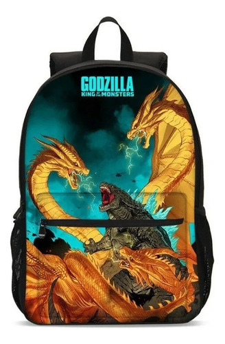 Mochila Godzilla Vs Kong, Mochila Escolar