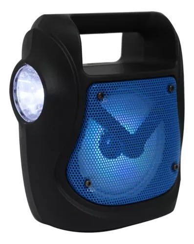 Parlante Bluetooth 4 Pulgadas Wireless Fm Luz Led Linterna