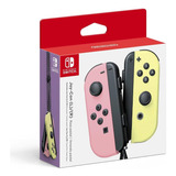 Joy Con Original Novo Rosa Amarelo (pastel) Nintendo Switch