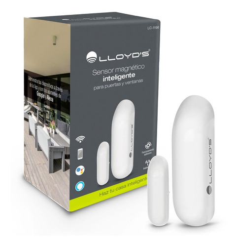 Lloyd's Sensor Magnético Inteligente Wifi Puertas Y Ventanas