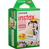 Fujifilm Instax Mini Film Instantáneo, 2 X 10 Tomas