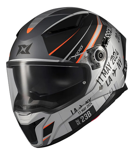 Casco Para Moto Integral Axxis Panther Passenger A1 Negro