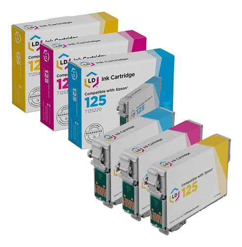 Ld Remanufactured Ink Cartridge Replacement For Epson 125 (c