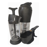 Kit Cafeteira Pressca Portátil Manual + Espumador + Balança