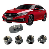 Birlos De Seguridad Honda Civic 2016-2021 Acero Solido.