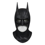 Máscara Batman Cabeza Cuello Completo Látex Disfraz Cosplay