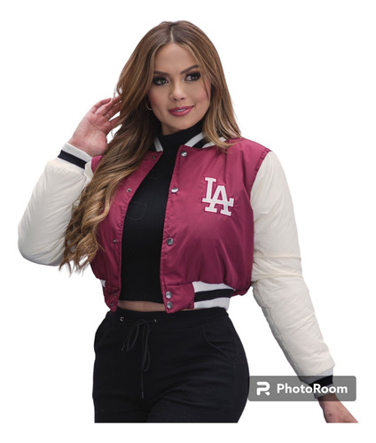 Chaqueta Impermeable Beisbolera De Mujer Lebisou