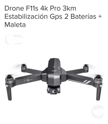 Drone Sjrc F11 S Pro Incluye Tren De Aterrizaje Y Pista