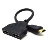 Adaptador Divisor De Sinal 1x2 Hdmi Switch Full Áudio Vídeo