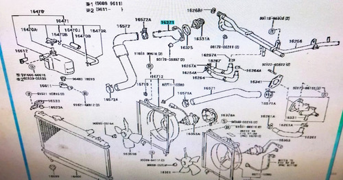 Toma Agua Termostato Toyota Rav4 2.0 3sfe 1995-2001 Foto 5